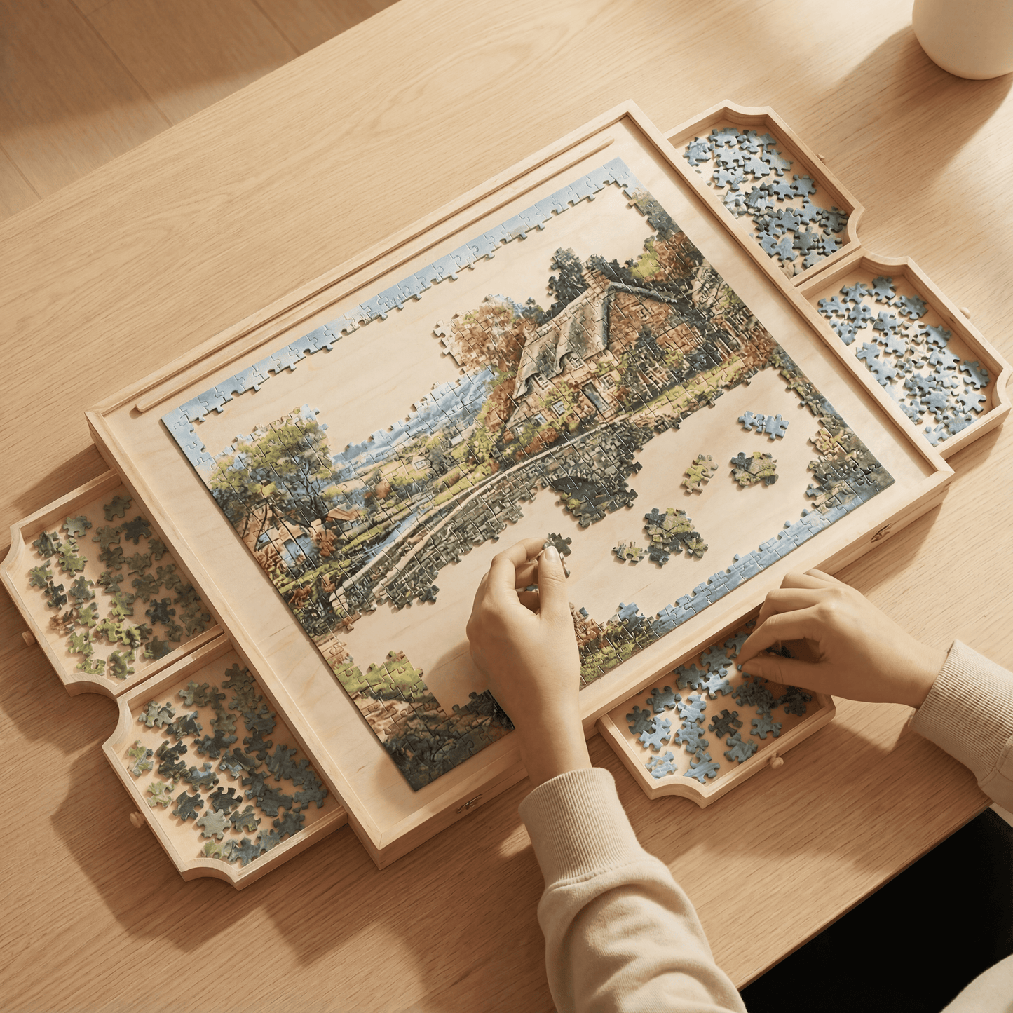 Rotating Puzzle Board